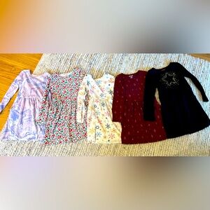 Cat & Jack long-sleeved dress bundle (small)